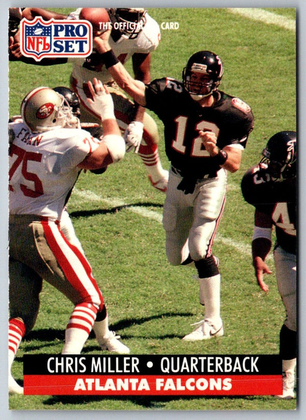 1991 Pro Set Chris Miller #97