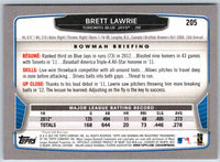 2013 Bowman Brett Lawrie #205