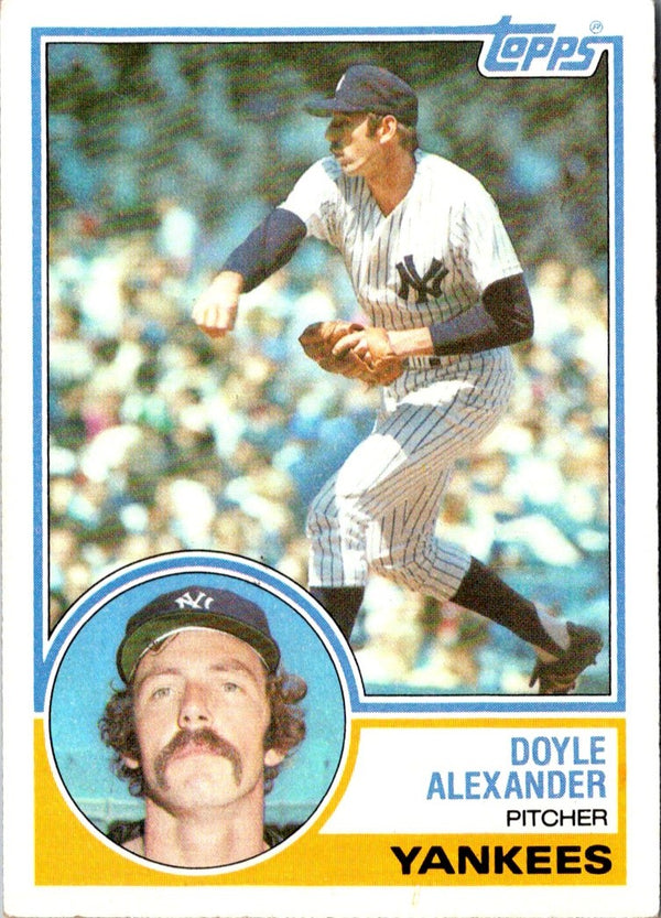 1983 Topps Doyle Alexander #512