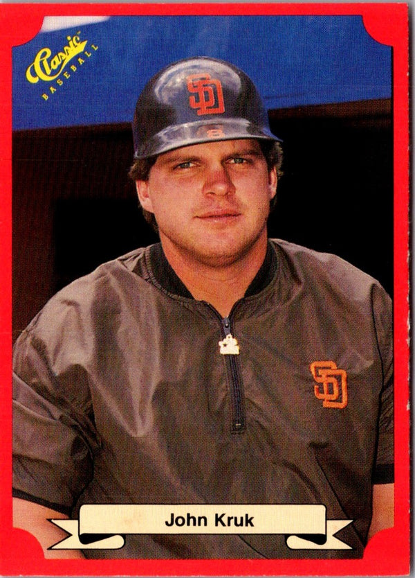 1988 Classic Red John Kruk #162