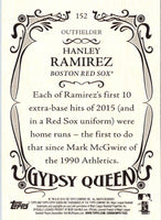 2016 Topps Gypsy Queen Hanley Ramirez #152