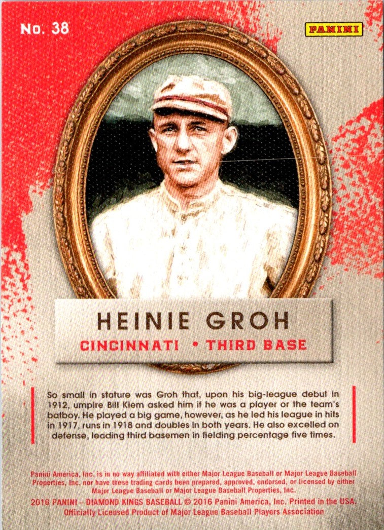 2016 Panini Diamond Kings Heinie Groh