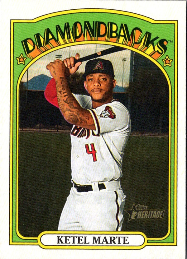 2021 Topps Heritage Ketel Marte #83