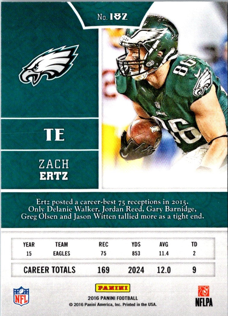 2016 Panini Zach Ertz