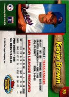 1993 Stadium Club Texas Rangers Kevin Brown #20