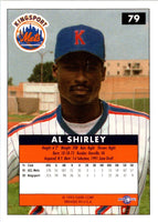 1992 Fleer Excel Al Shirley #79