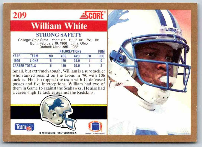 1991 Score William White