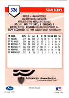 1991 Line Drive AAA Sean Berry #326