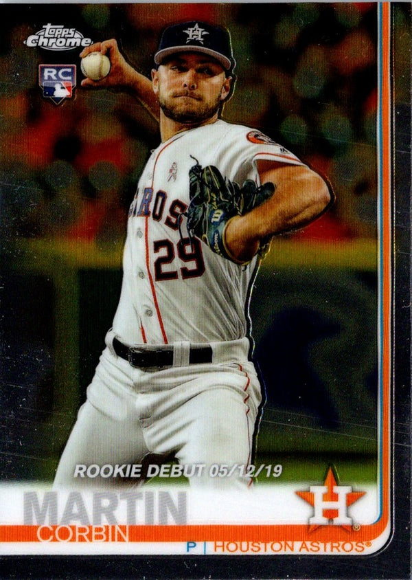 2019 Topps Chrome Corbin Martin #60 Rookie