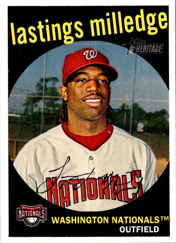 2008 Topps Heritage Lastings Milledge #241