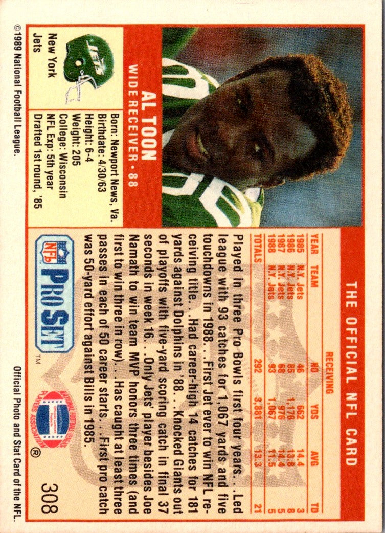 1989 Pro Set Al Toon