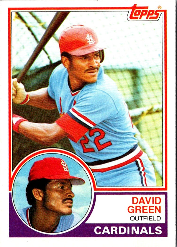 1983 Topps David Green #578 Rookie