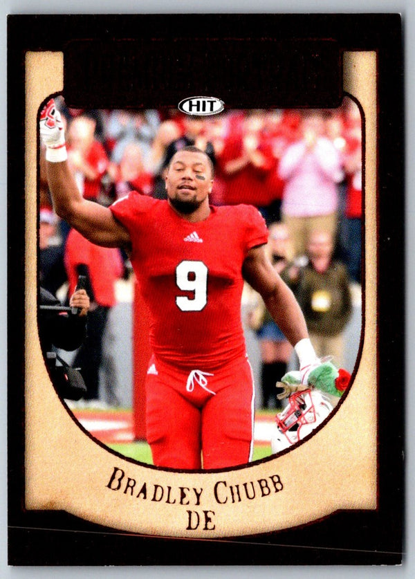 2018 SAGE HIT Premium Portrait Bradley Chubb #PP-29