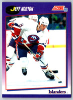 1991 Score Canadian English Jeff Norton #222