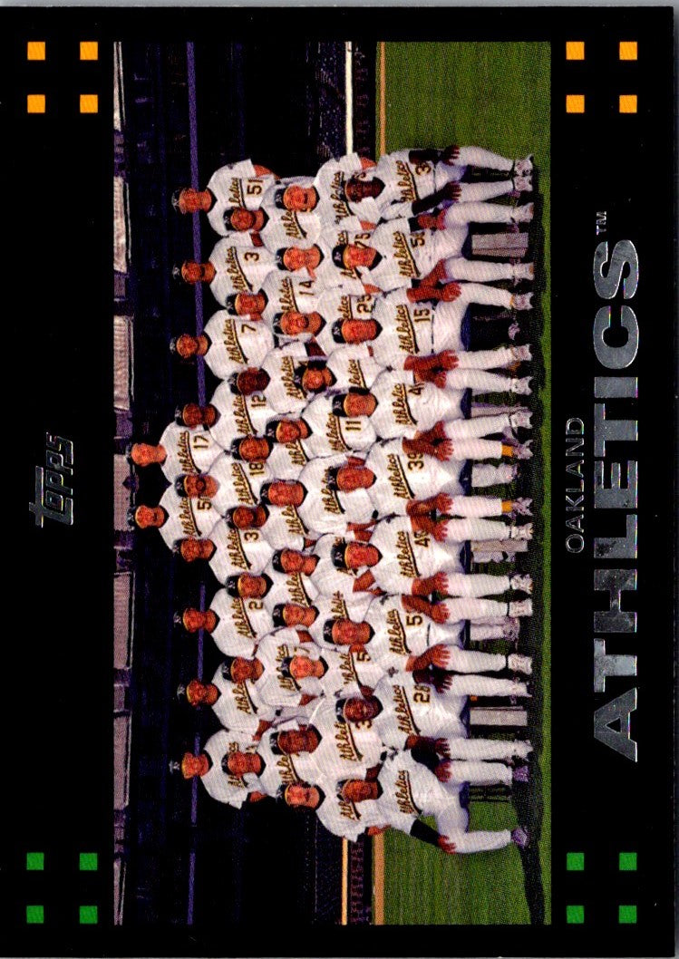 2007 Topps Oakland Athletics