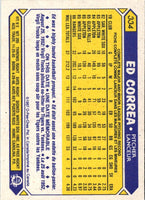 1987 O-Pee-Chee Ed Correa #334
