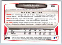 2014 Bowman Tanner Rahier #BP13