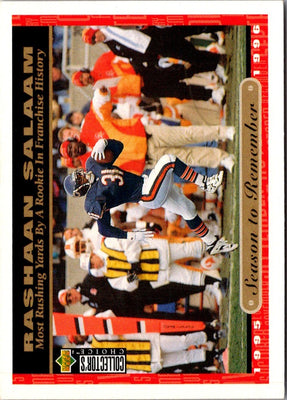 1996 Collector's Choice Season to Remember Blow-ups Rashaan Salaam #49