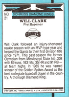 1988 Diamond Kings Will Clark #21