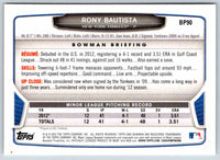 2014 Bowman Rony Bautista #BP90