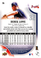 2009 SP Authentic Derek Lowe #76
