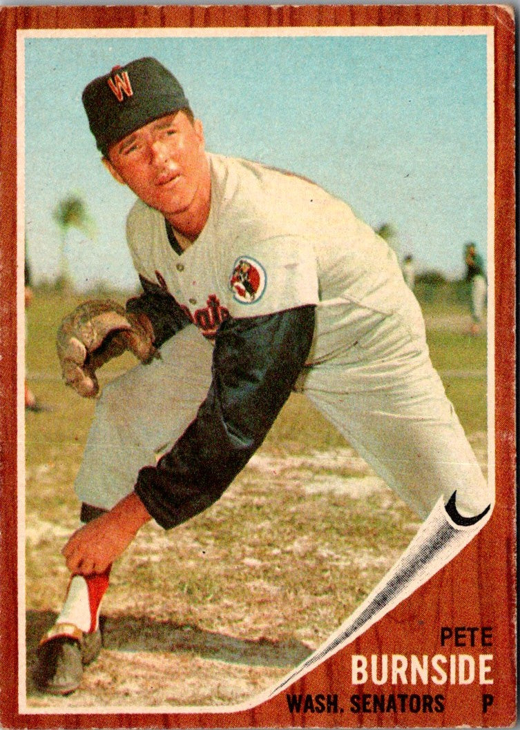 1962 Topps Pete Burnside