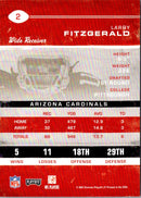 2007 Playoff Contenders Larry Fitzgerald