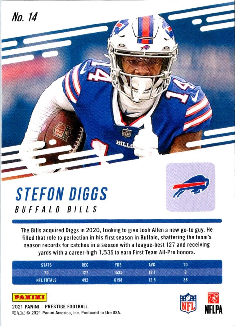 2021 Panini Prestige Stefon Diggs