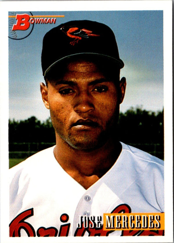 1993 Bowman Jose Mercedes #309 Rookie