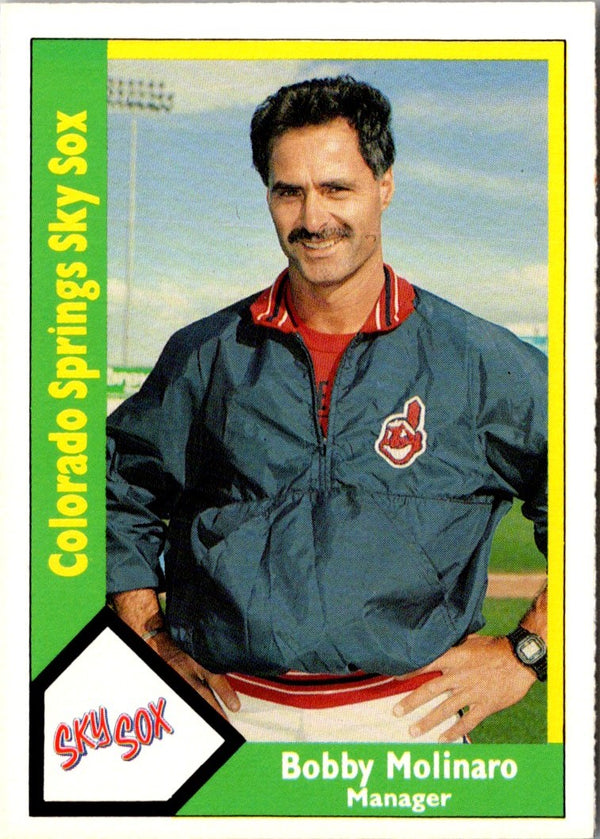 1990 CMC Colorado Springs Sky Sox Bobby Molinaro #24