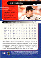 2002 Stadium Club Mike Mussina #77
