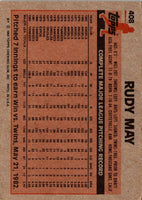 1983 Topps Rudy May #408