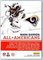 1995 Score Mark Barron #20