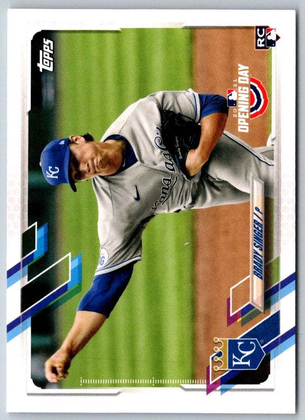 2021 Topps Opening Day Brady Singer #167 Rookie