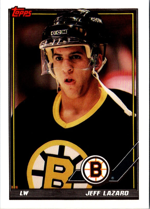 1991 Topps Jeff Lazaro #380 Rookie