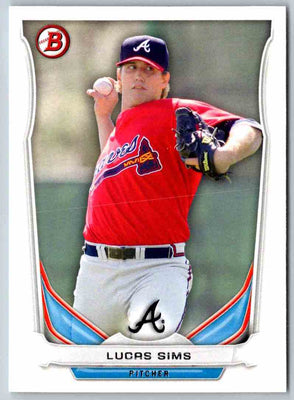 2014 Bowman Lucas Sims #TP-13