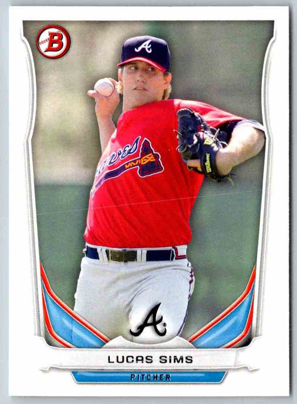 2014 Bowman Lucas Sims #TP-13