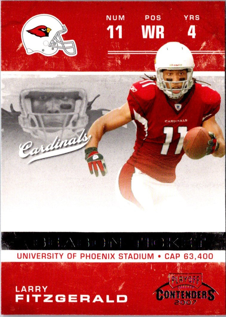 2007 Playoff Contenders Larry Fitzgerald