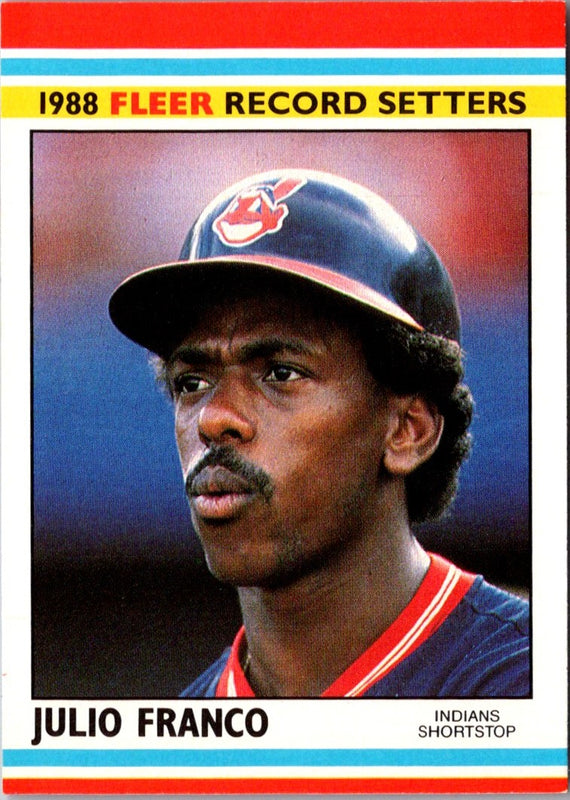 1988 Fleer Award Winners Julio Franco #13