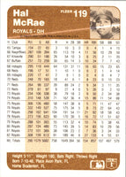 1983 Fleer Hal McRae #119