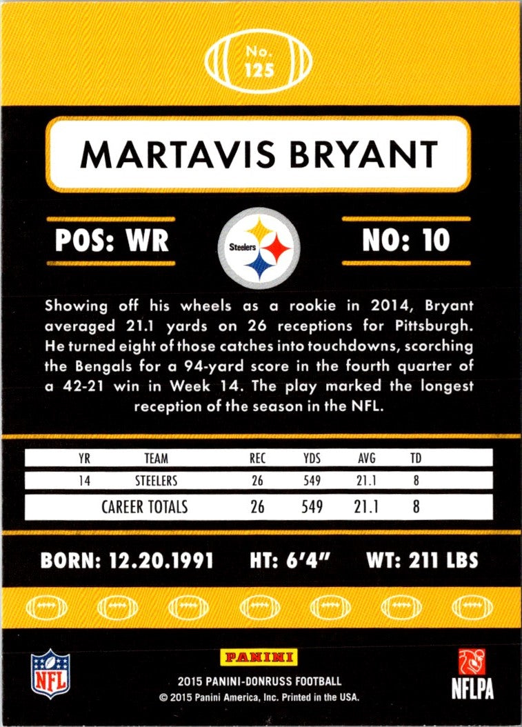 2015 Donruss Martavis Bryant