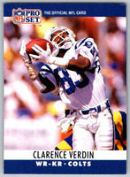 1990 Pro Set Clarence Verdin #137
