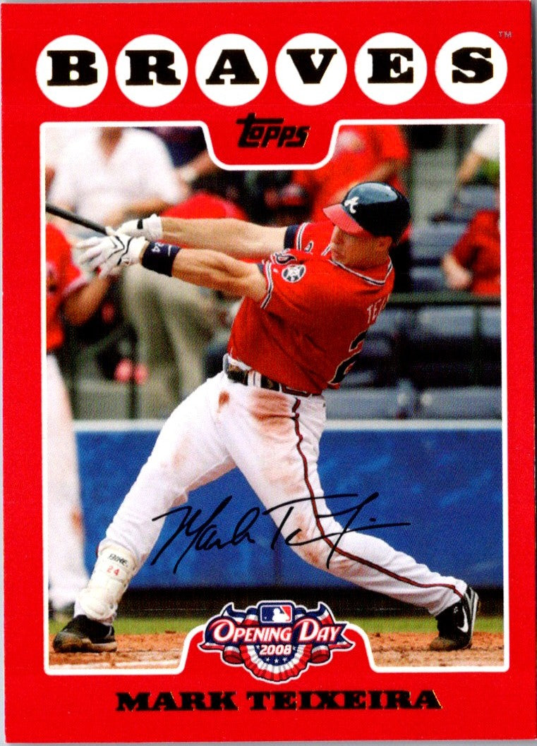 2008 Topps Opening Day Mark Teixeira