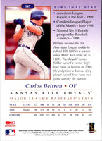 2001 Donruss Studio Carlos Beltran #147
