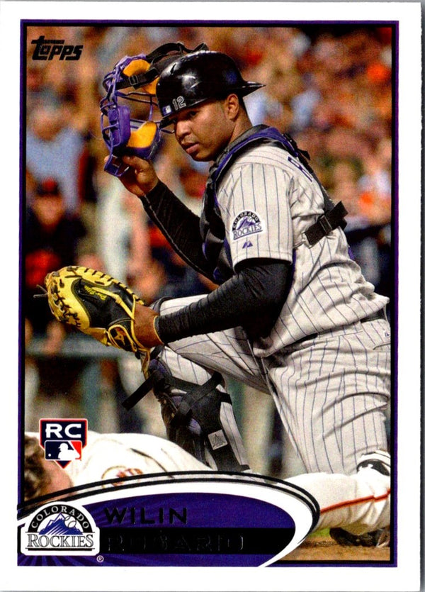 2012 Topps Wilin Rosario #184 Rookie