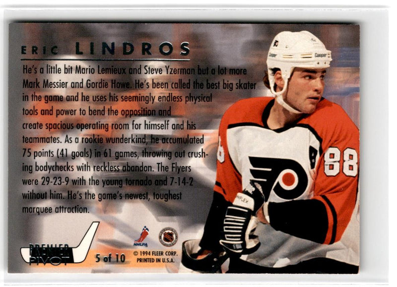 1993 Ultra Premier Pivots Eric Lindros