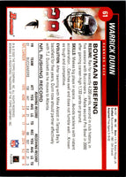 2002 Bowman Warrick Dunn #61
