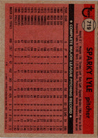 1981 Topps Sparky Lyle #719