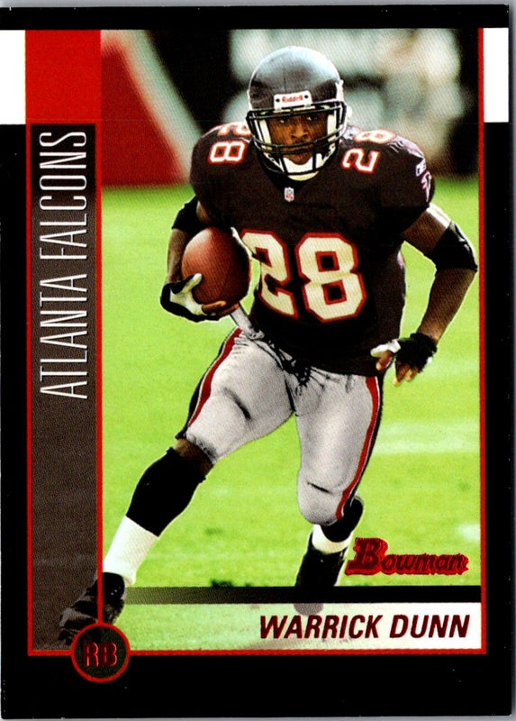 2002 Bowman Warrick Dunn #61