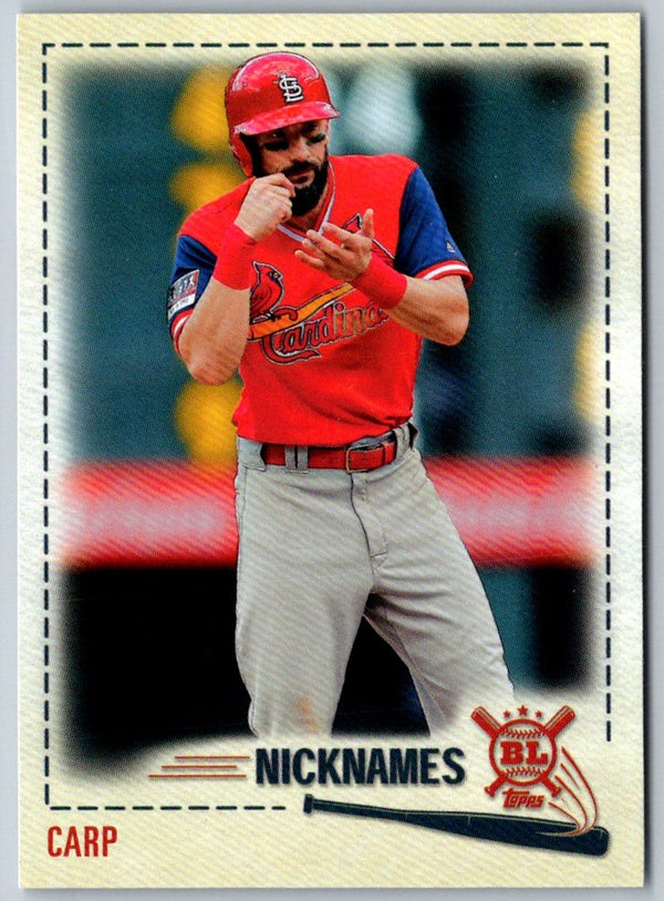 2019 Topps Big League Players' Weekend Nicknames Matt Carpenter #PW-6